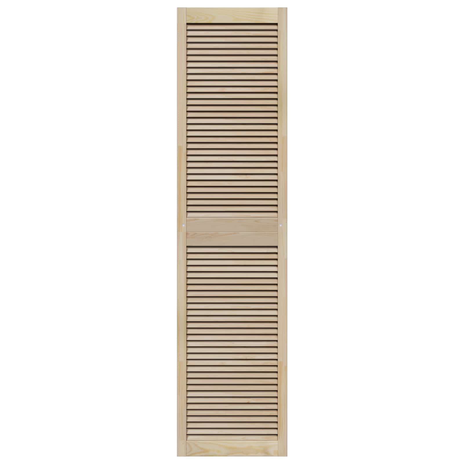 Kastdeur 4 pcs Naturel 201 x 2,1 x 49,5 cm Massief grenenhout