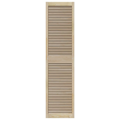 Kastdeur 4 pcs Naturel 201 x 2,1 x 49,5 cm Massief grenenhout