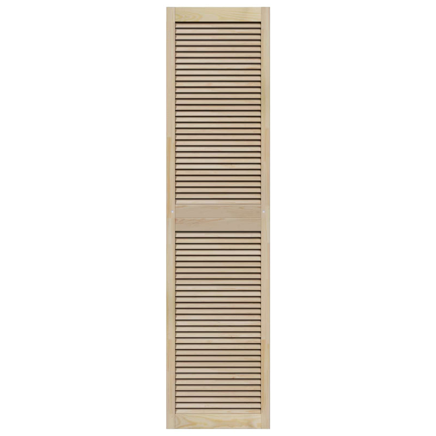 Kastdeur 4 pcs Naturel 201 x 2,1 x 49,5 cm Massief grenenhout