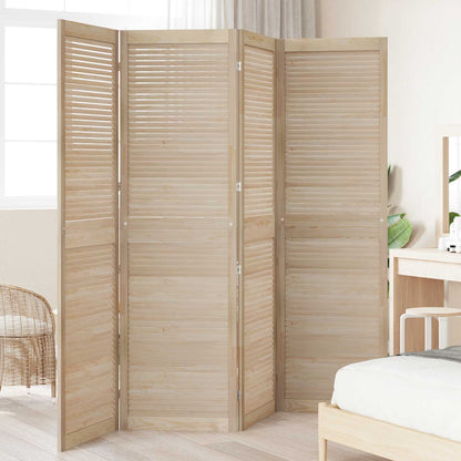 Kastdeur 4 Pcs 201 X 2,1 X 59,5 Cm Massief Grenenhout Naturel 4