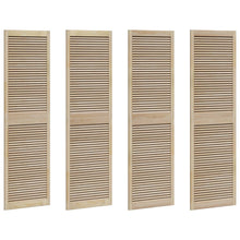 Kastdeur 4 Pcs 201 X 2,1 X 59,5 Cm Massief Grenenhout Naturel 4