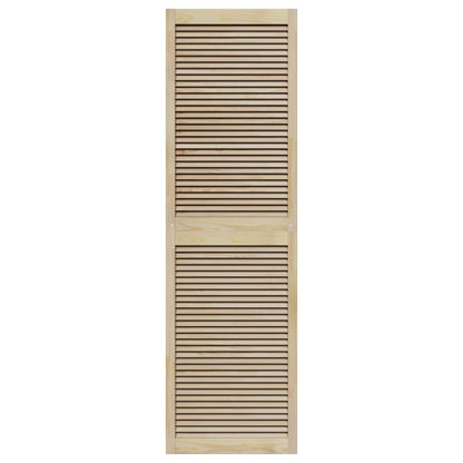 Kastdeur 4 Pcs 201 X 2,1 X 59,5 Cm Massief Grenenhout Naturel 4