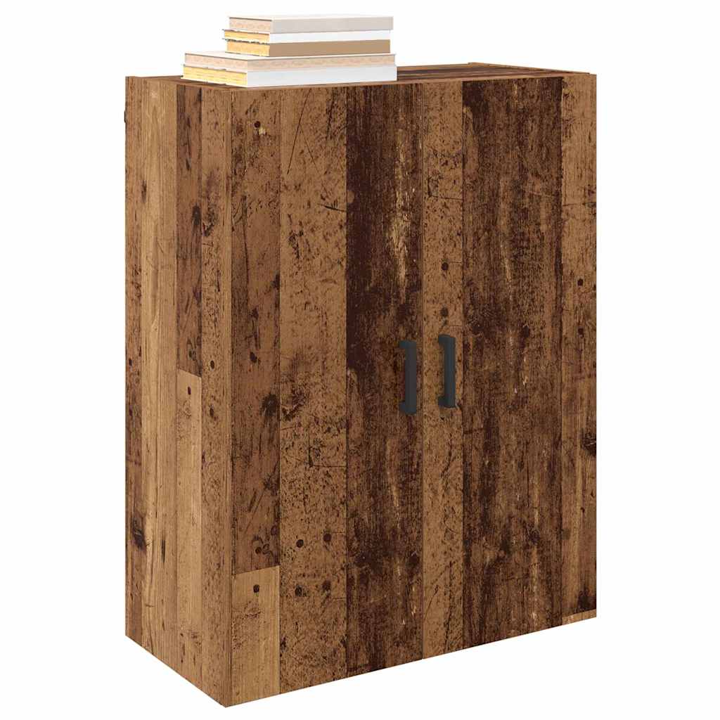 Wandkast 2 pcs Oudhout 69,5 x 34 x 90 cm Bewerkt hout