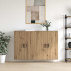 Wall cabinet 2 pcs Artisan Oak 69.5 x 34 x 90 cm Engineered wood