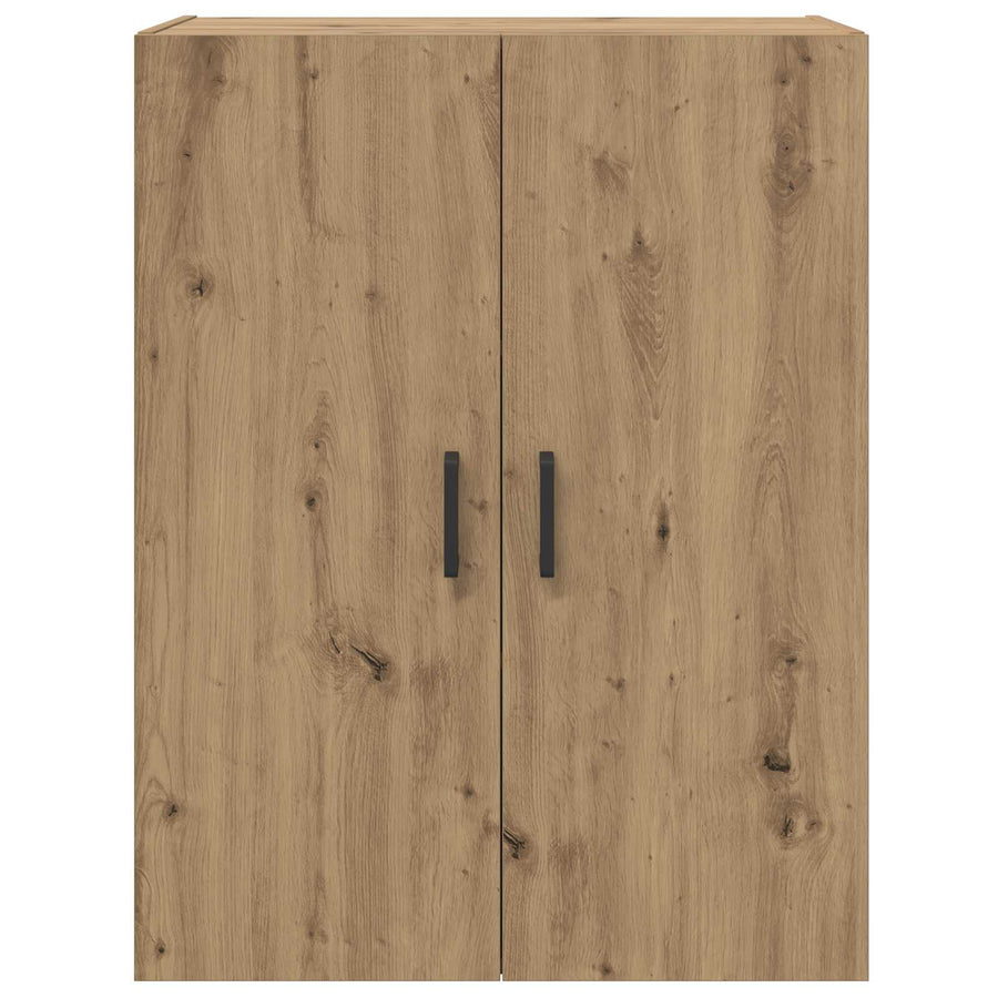 Wandkast 2 pcs Artisan Eiken 69,5 x 34 x 90 cm Bewerkt hout