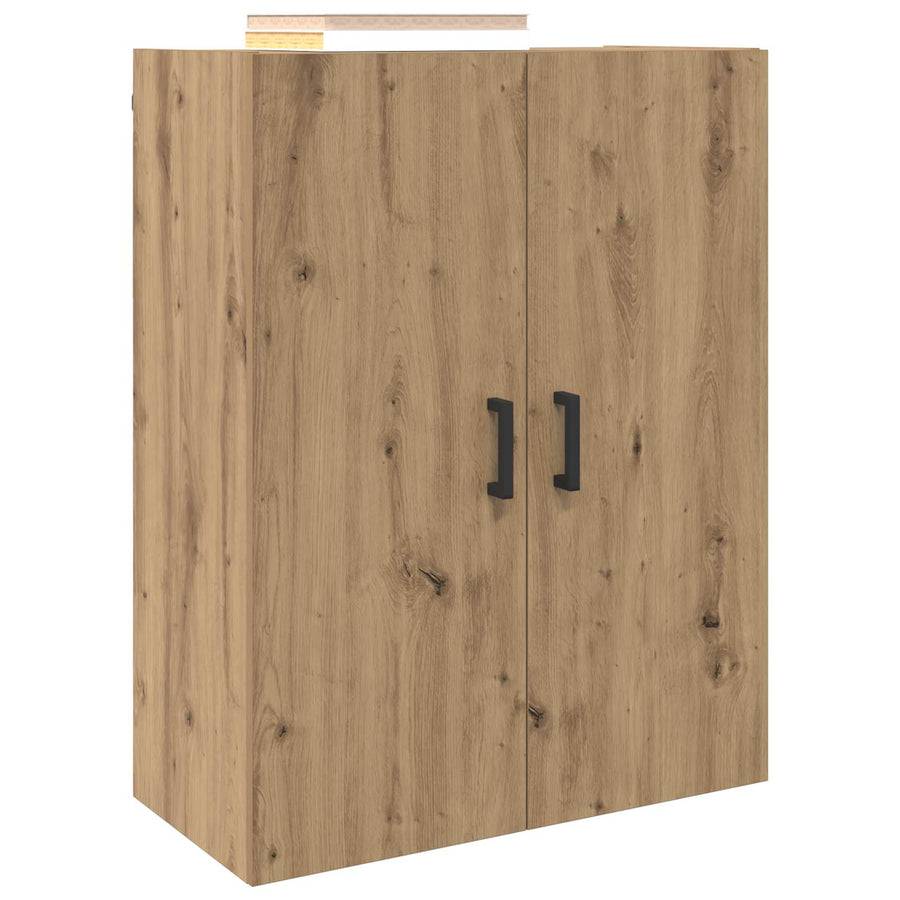 Wandkast 2 pcs Artisan Eiken 69,5 x 34 x 90 cm Bewerkt hout