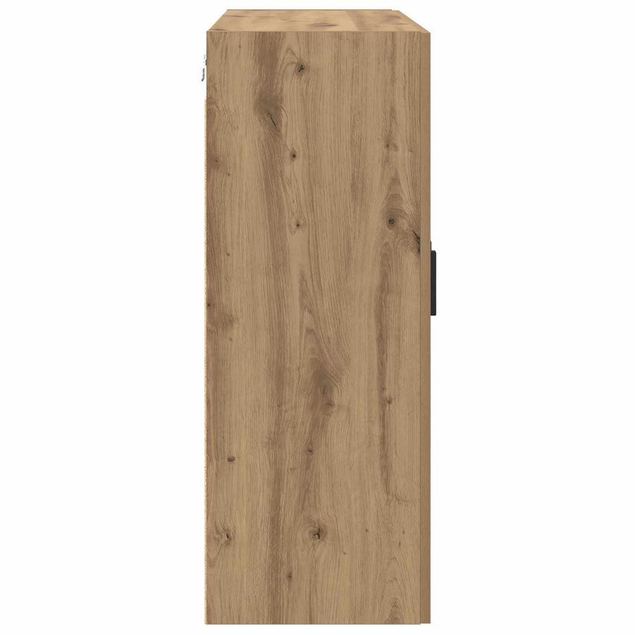 Wandkast 2 pcs Artisan Eiken 69,5 x 34 x 90 cm Bewerkt hout