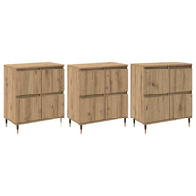 Opbergkast 3 pcs Artisan Eiken 60 x 35 x 70 cm