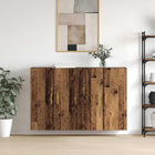 Wall cabinet 2 pcs Solid wood 69.5 x 34 x 90 cm Engineered wood