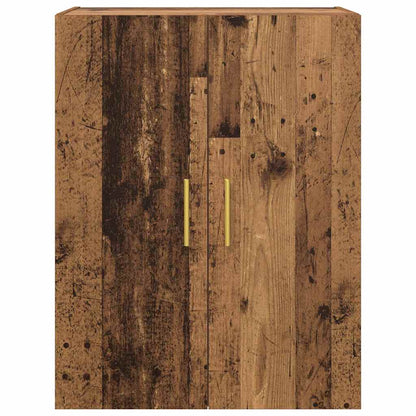 Wandkast 2 pcs Oudhout 69,5 x 34 x 90 cm Bewerkt hout