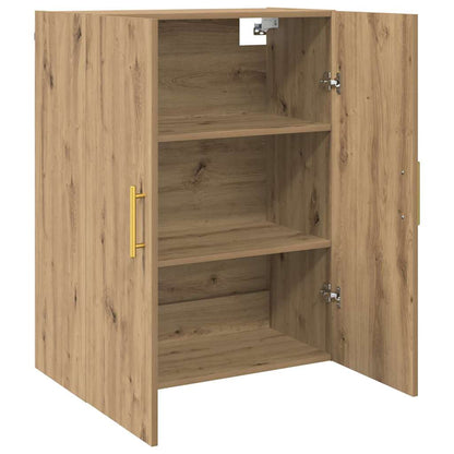 Wandkast 2 pcs Artisan Eiken 69,5 x 34 x 90 cm Bewerkt hout