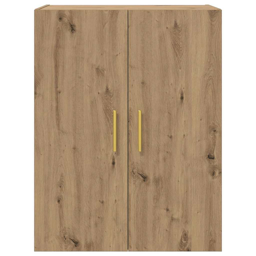 Wandkast 2 pcs Artisan Eiken 69,5 x 34 x 90 cm Bewerkt hout