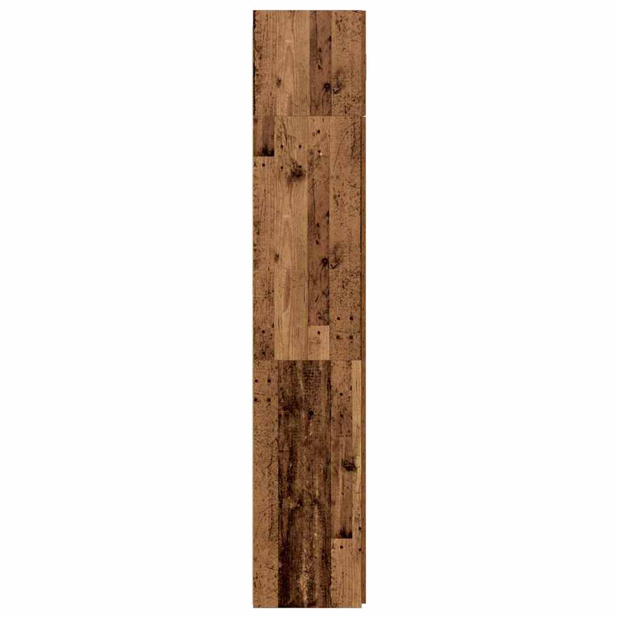 Opbergkast 3 pcs Oudhout