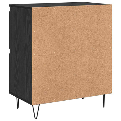 Dressoirs 3 pcs Zwart Eiken