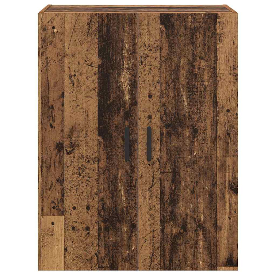 Wandkast 2 pcs Oudhout 69,5 x 34 x 90 cm Bewerkt hout