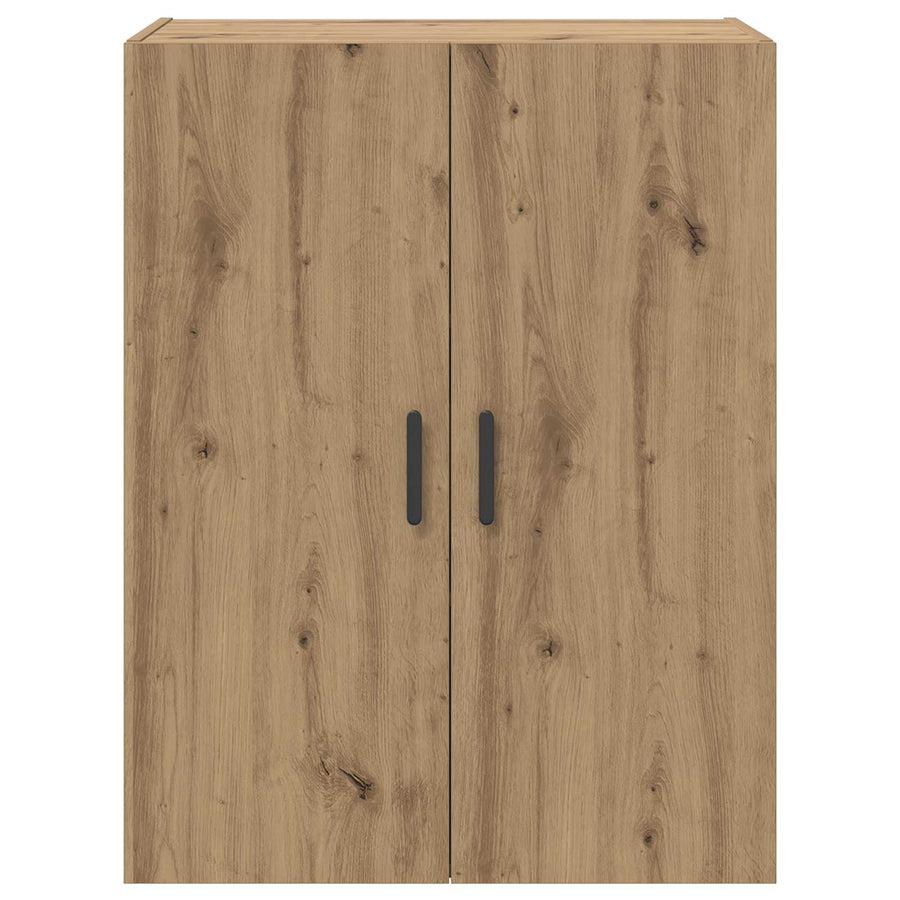 Wandkast 2 pcs Artisan Eiken 69,5 x 34 x 90 cm Bewerkt hout