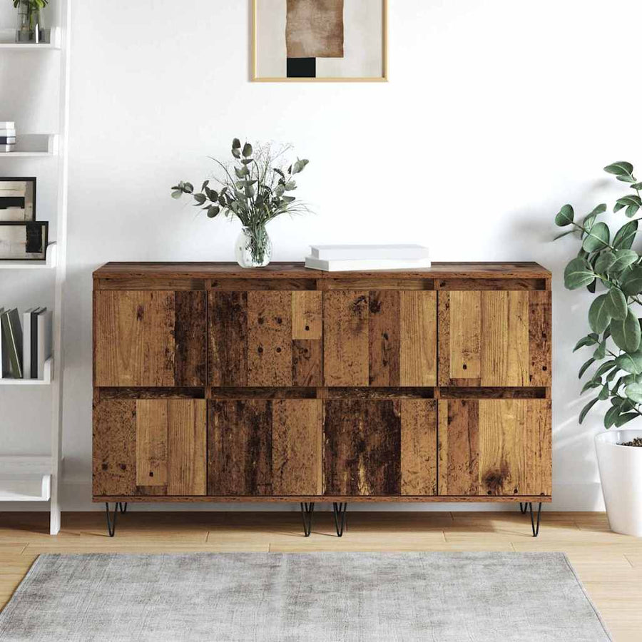 Dressoirs 2 pcs Oud hout