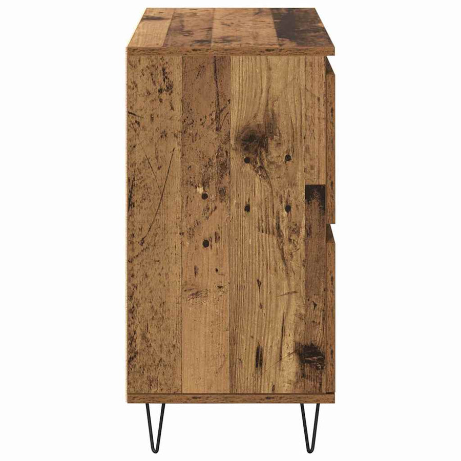 Dressoirs 2 pcs Oud hout