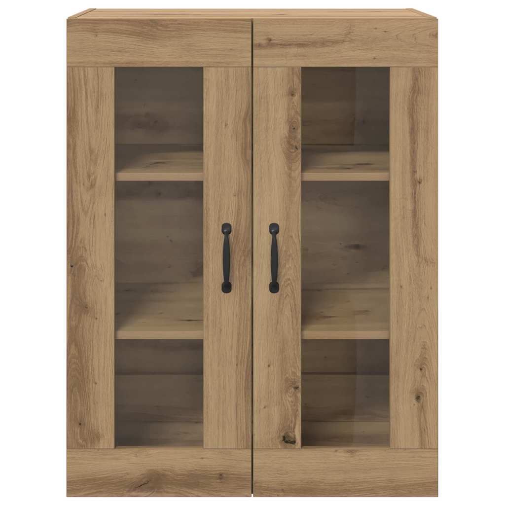 Wandgemonteerde Kasten 2 pcs artisanaal eikenkleurig