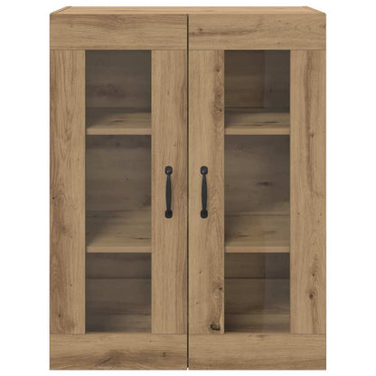 Wandgemonteerde Kasten 2 pcs artisanaal eikenkleurig
