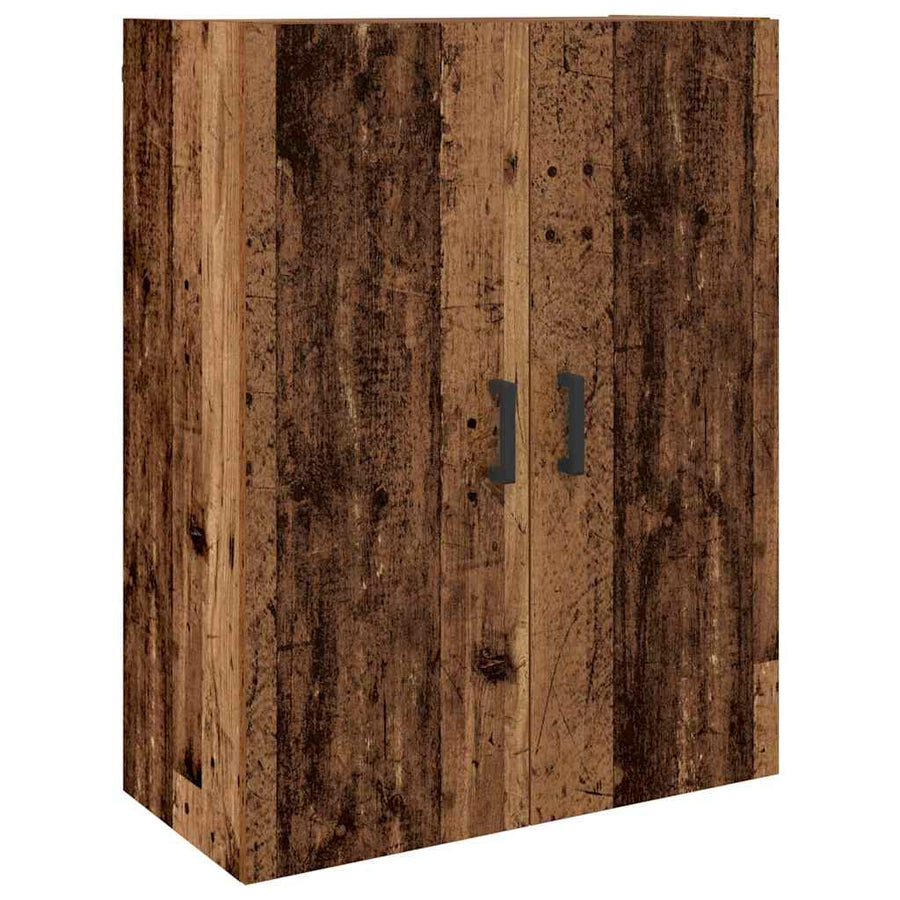 Highboard Oud hout 69,5 x 34 x 180 cm Bewerkt hout