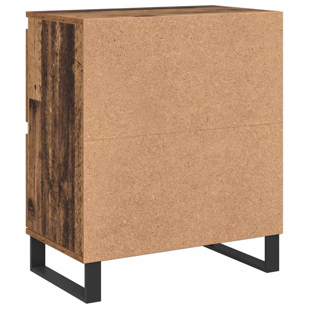 Dressoir 2 pcs Oudhout 60 x 35 x 70 cm