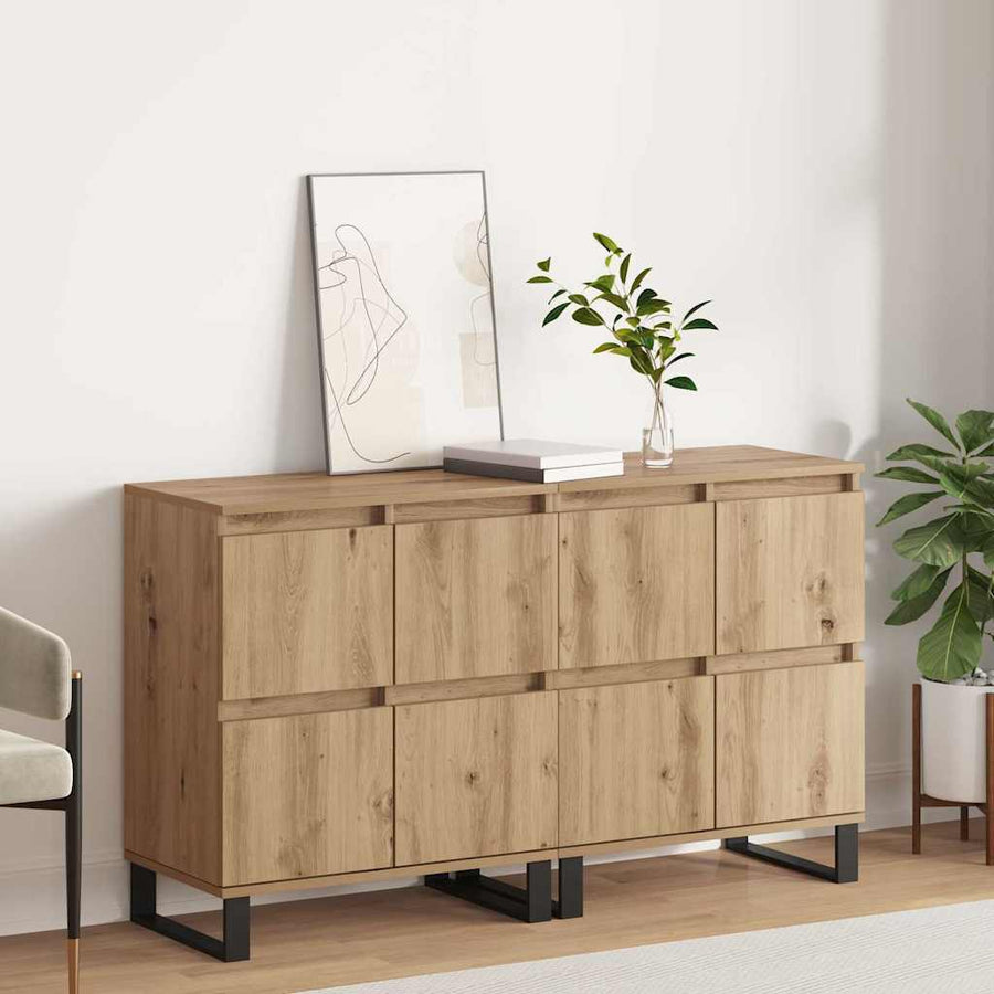 Dressoir 2 pcs Artisan Eiken 60 x 35 x 70 cm