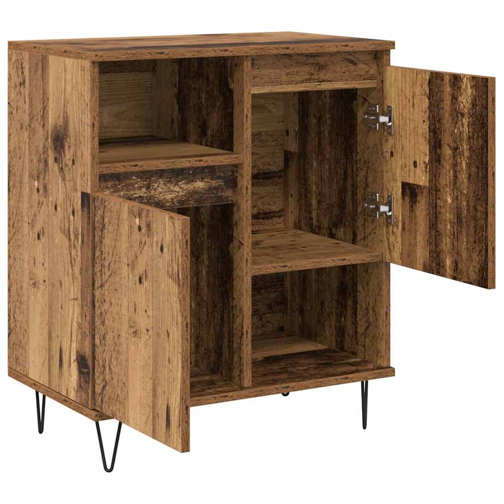 Dressoir 2 pcs Oudhout 60 x 35 x 70 cm