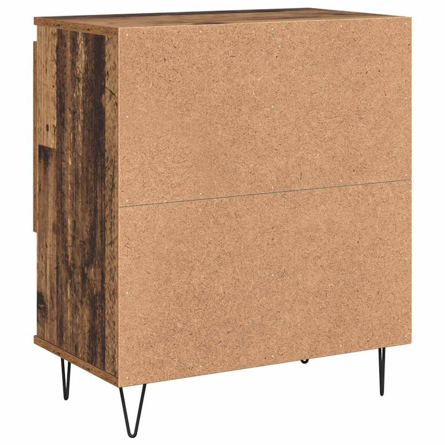 Dressoir 2 pcs Oudhout 60 x 35 x 70 cm