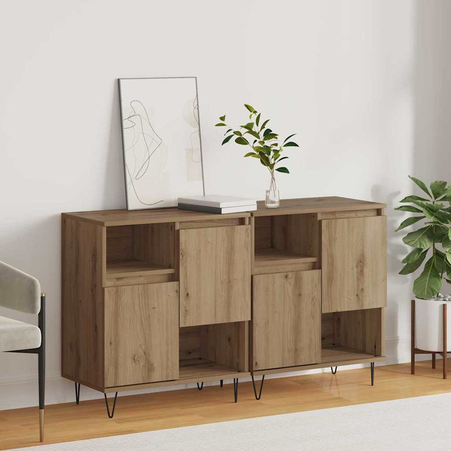 Dressoir 2 pcs Artisan Eiken 60 x 35 x 70 cm