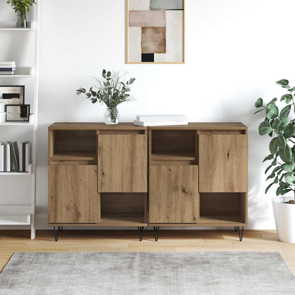 Dressoir 2 pcs Artisan Eiken 60 x 35 x 70 cm