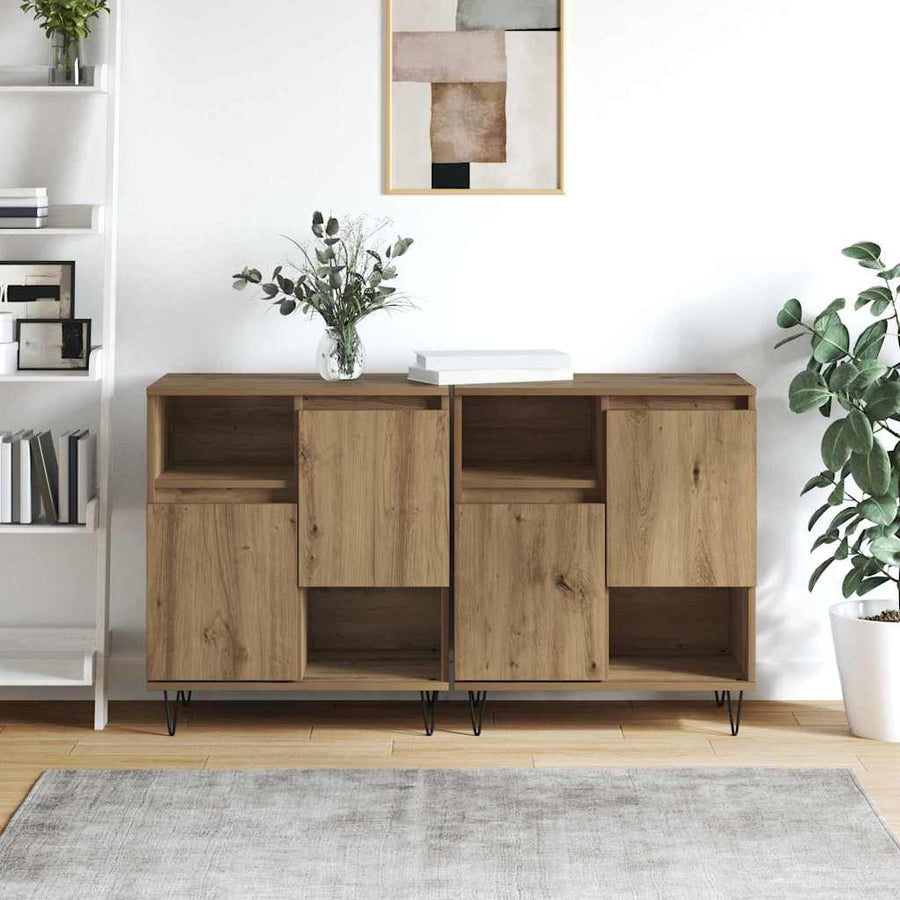 Dressoir 2 pcs Artisan Eiken 60 x 35 x 70 cm