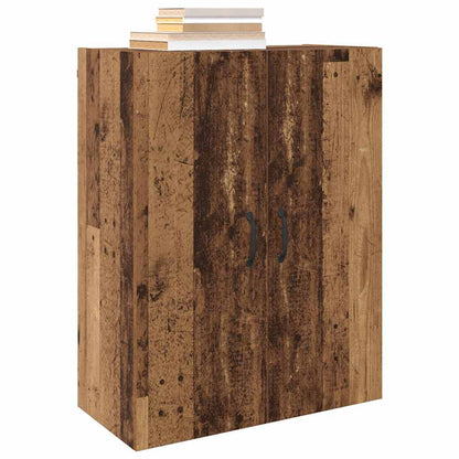 Wandkast 2 pcs Oudhout 69,5 x 34 x 90 cm Bewerkt hout