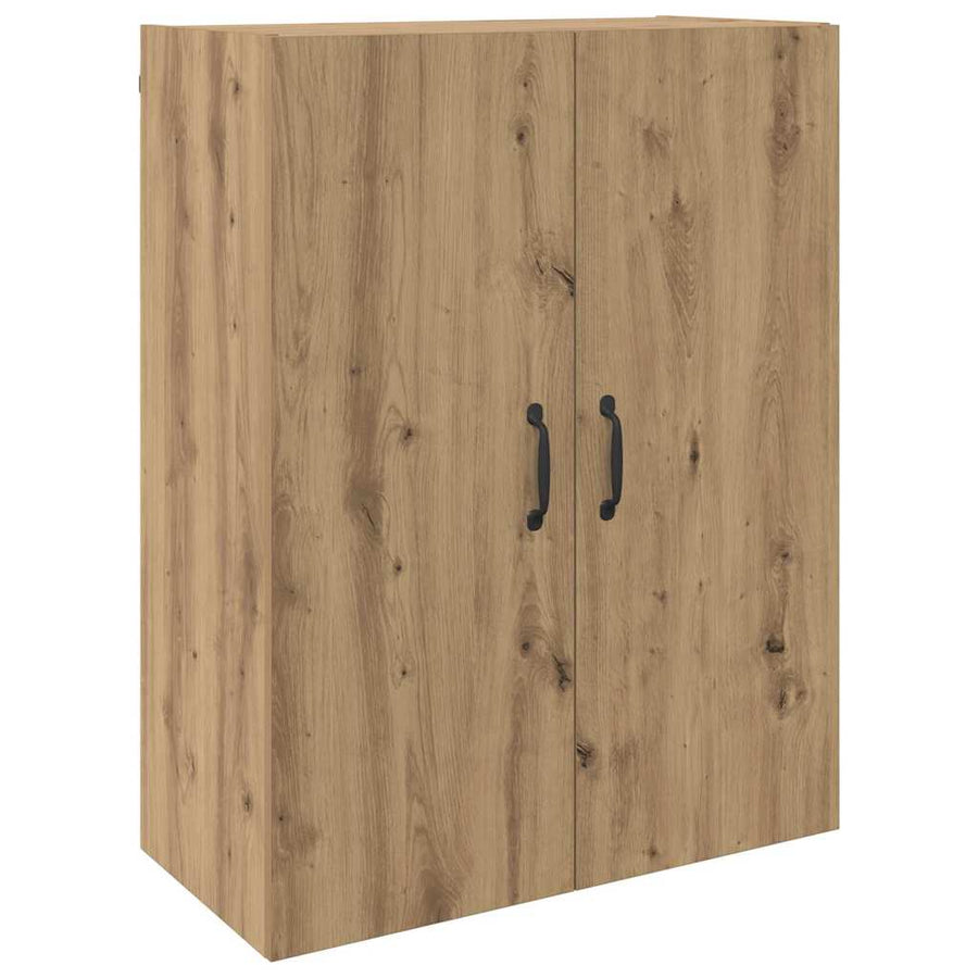 Wandkast 2 pcs Artisan Eiken 69,5 x 34 x 90 cm Bewerkt hout