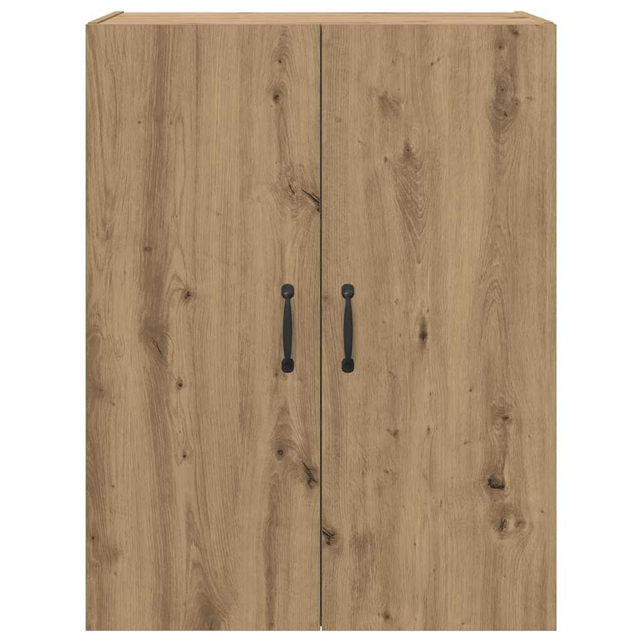 Wandkast 2 pcs Artisan Eiken 69,5 x 34 x 90 cm Bewerkt hout