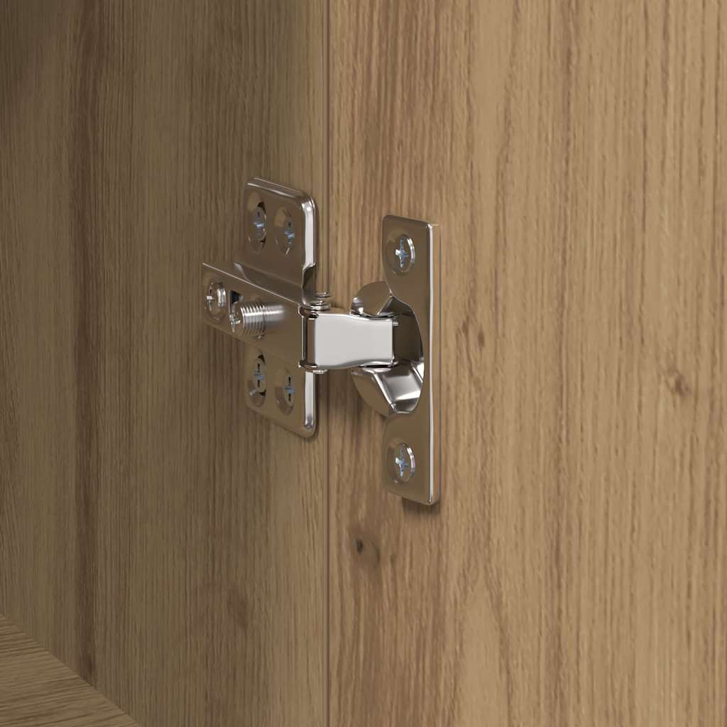 Dressoirs 2 pcs artisanaal eikenkleurig 120 x 35 x 70 cm