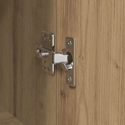 Dressoirs 2 pcs artisanaal eikenkleurig 120 x 35 x 70 cm