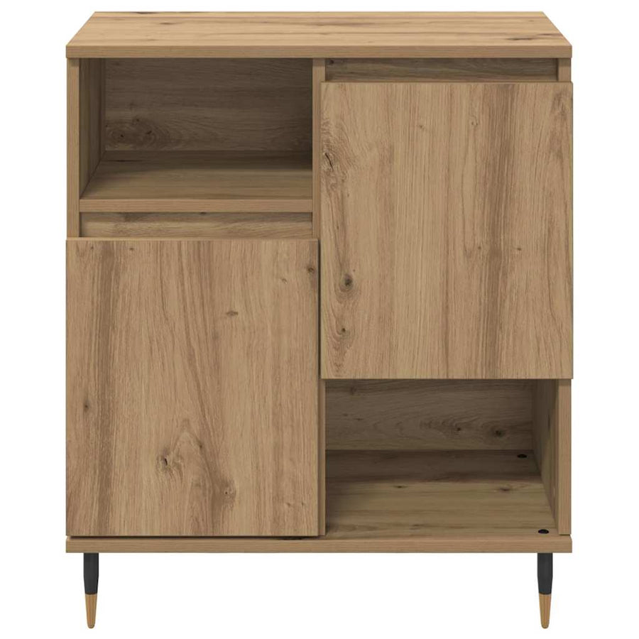 Dressoirs 2 pcs artisanaal eikenkleurig 120 x 35 x 70 cm