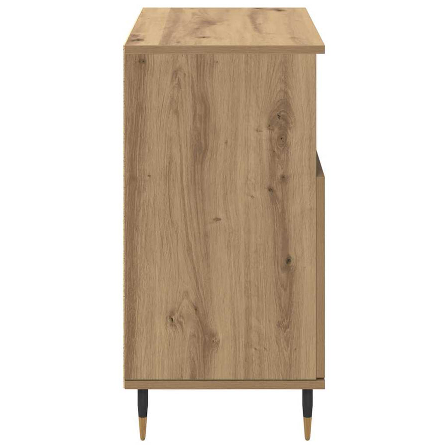 Dressoirs 2 pcs artisanaal eikenkleurig 120 x 35 x 70 cm