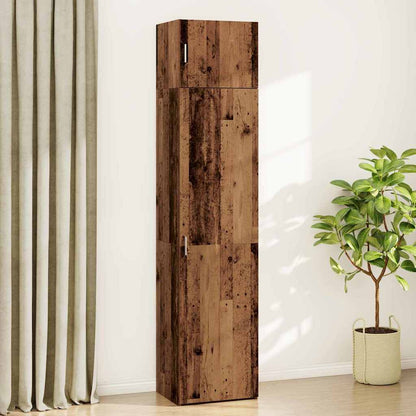 Dressoir 3 pcs Oudhout