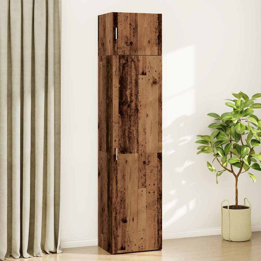 Dressoir 3 pcs Oudhout