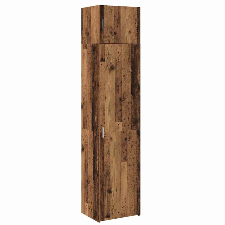 Dressoir 3 pcs Oudhout