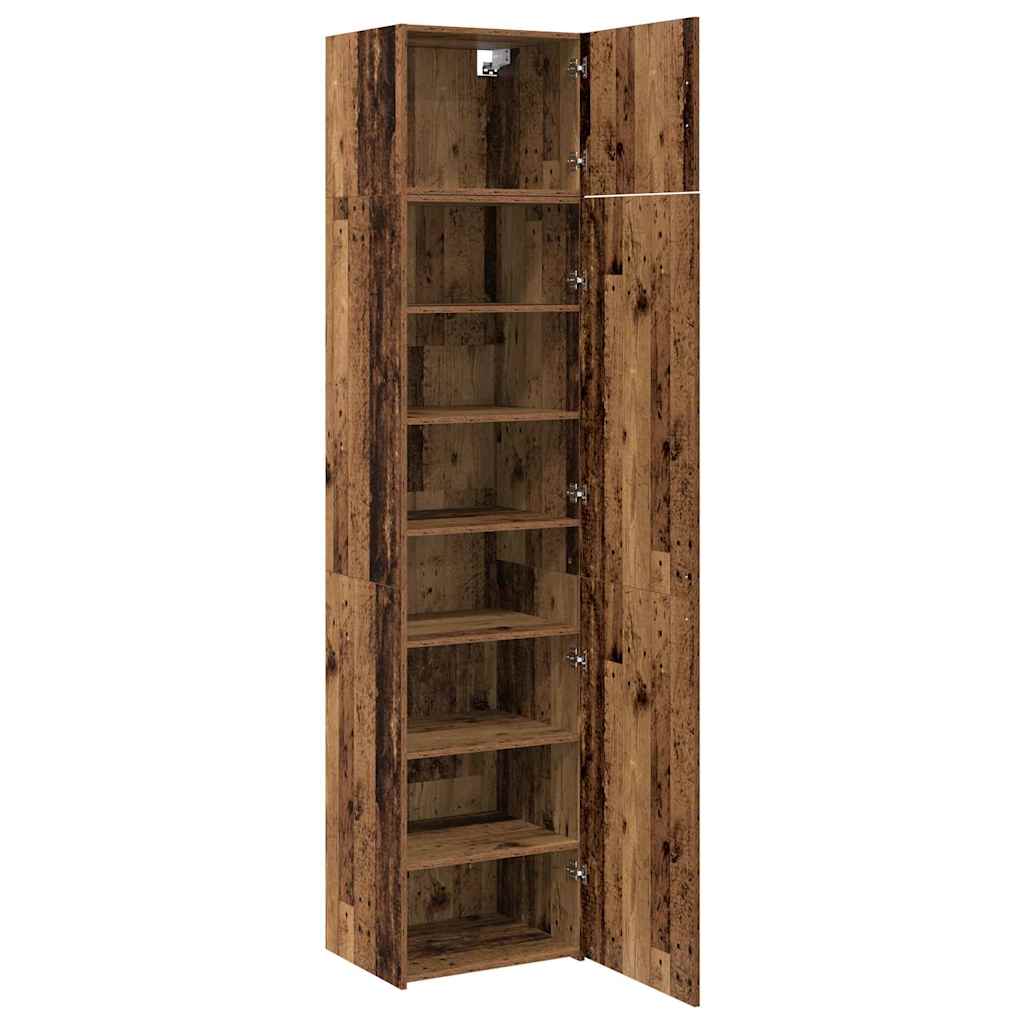 Dressoir 3 pcs Oudhout