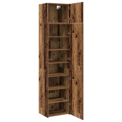 Dressoir 3 pcs Oudhout