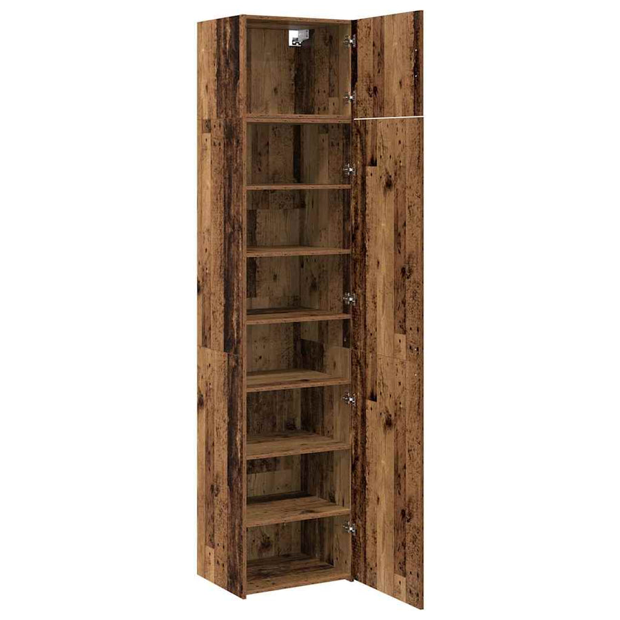Dressoir 3 pcs Oudhout