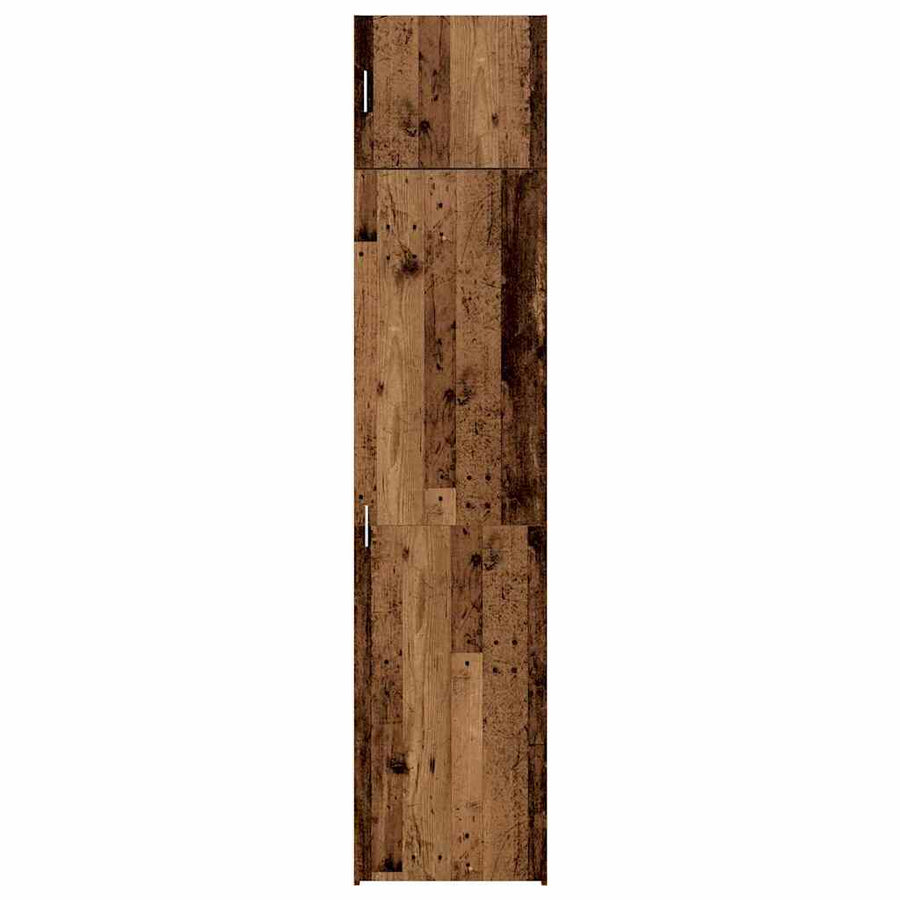 Dressoir 3 pcs Oudhout