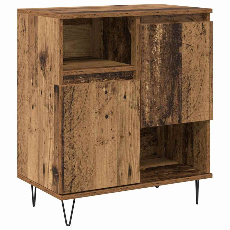 Dressoir 3 pcs Oudhout 60 x 35 x 70 cm