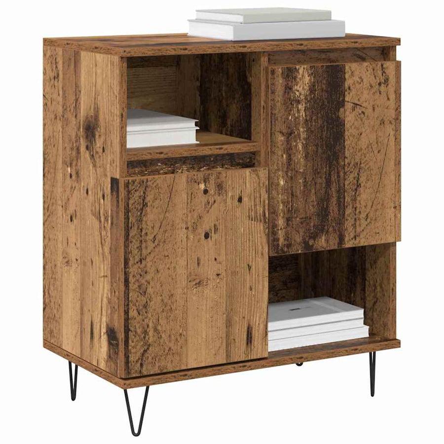 Dressoir 3 pcs Oudhout 60 x 35 x 70 cm