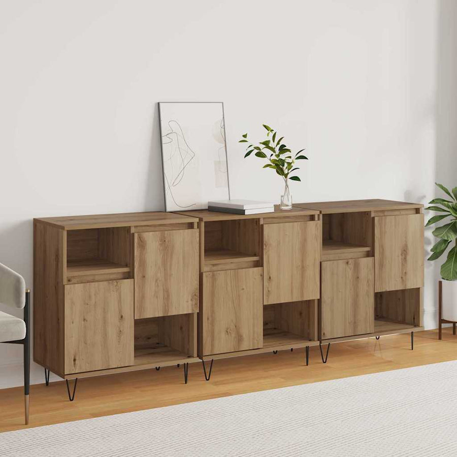 Dressoir 3 pcs Artisan Eiken 60 x 35 x 70 cm