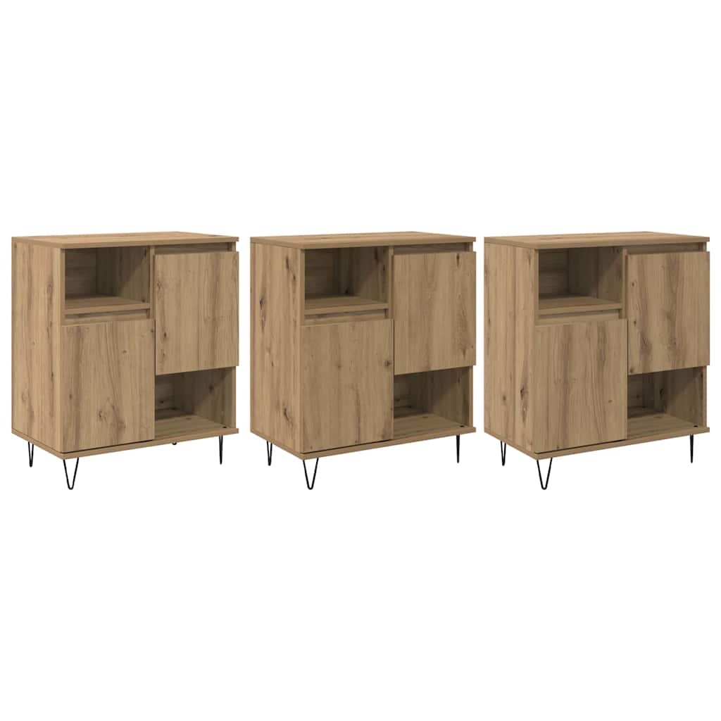 Dressoir 3 pcs Artisan Eiken 60 x 35 x 70 cm